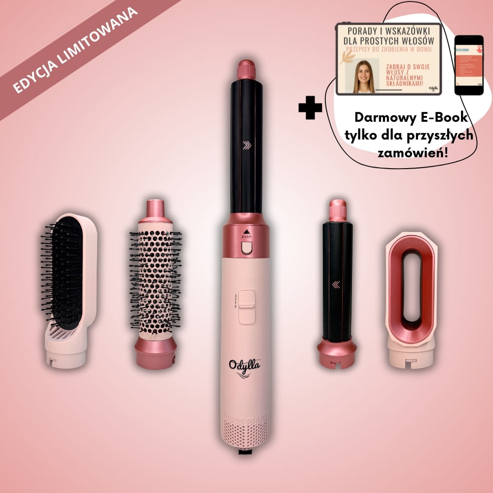 ODYLLA® - 5 W 1 STYLIZATOR DO WŁOSÓW + E-BOOK w Prezencie