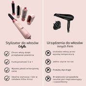 ODYLLA® - 5 W 1 STYLIZATOR DO WŁOSÓW + E-BOOK w Prezencie