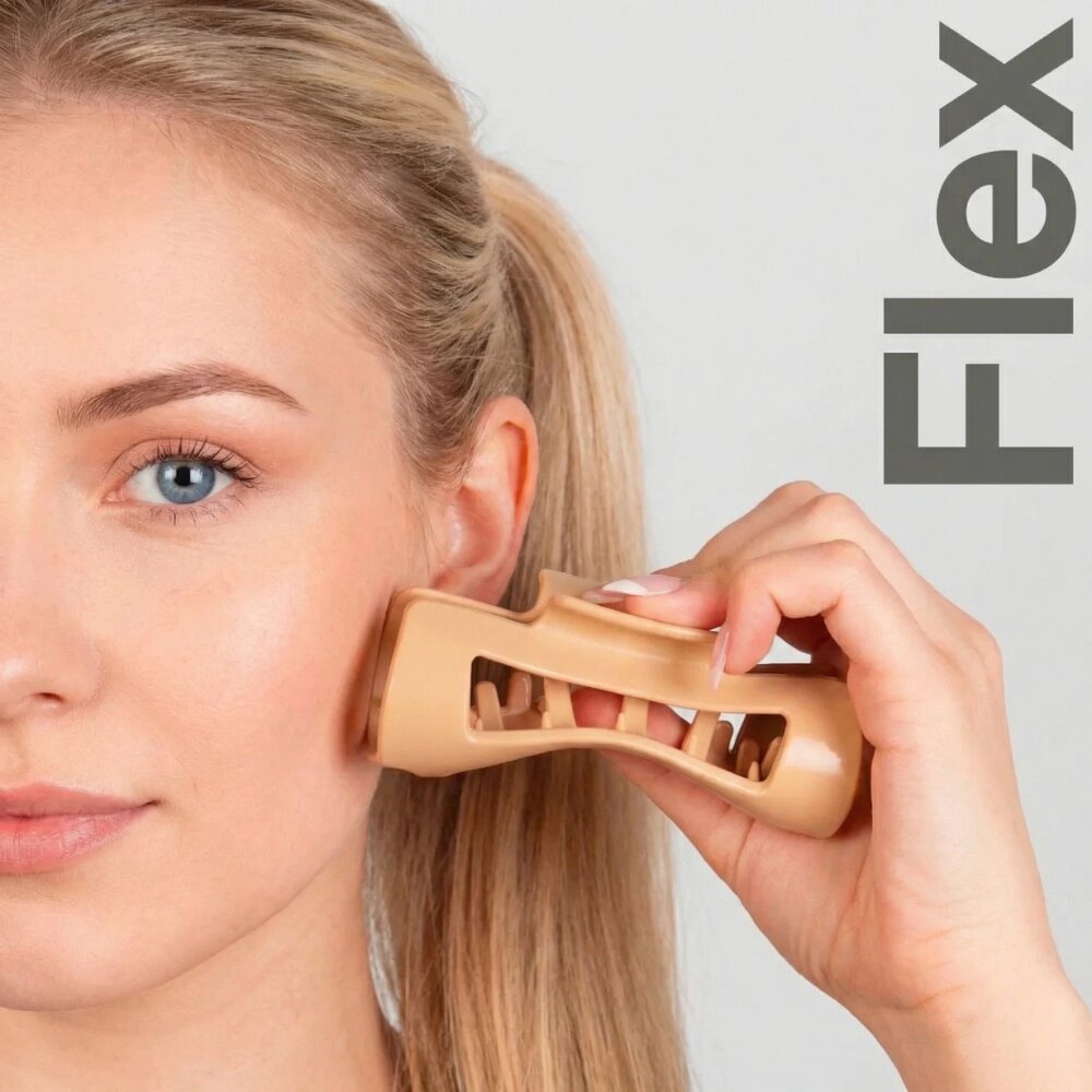 ODYLLA Spinka Flex – elastyczna spinka do włosów w kolorze latte