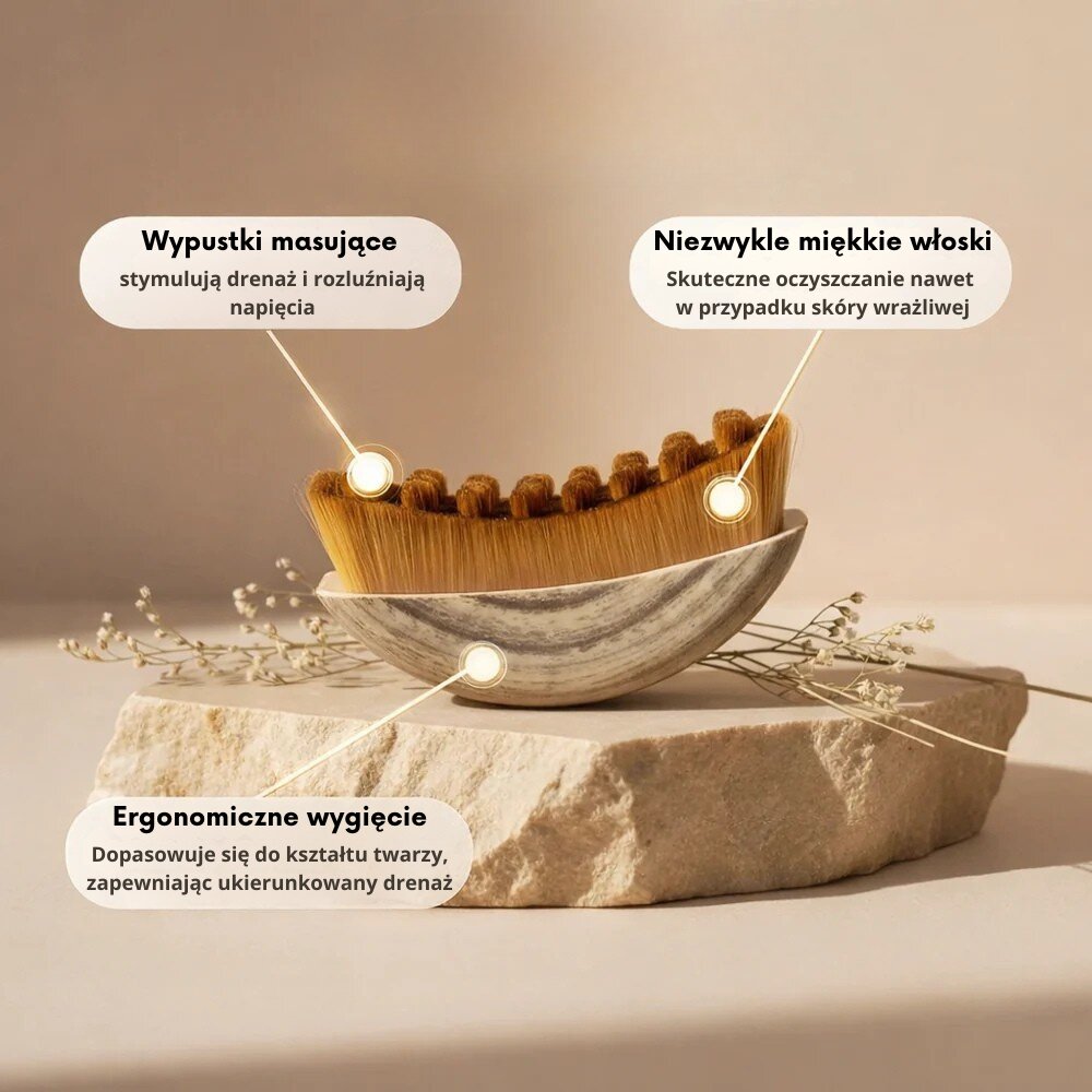 ODYLLA® - Szczotka do drenażu limfatycznego
