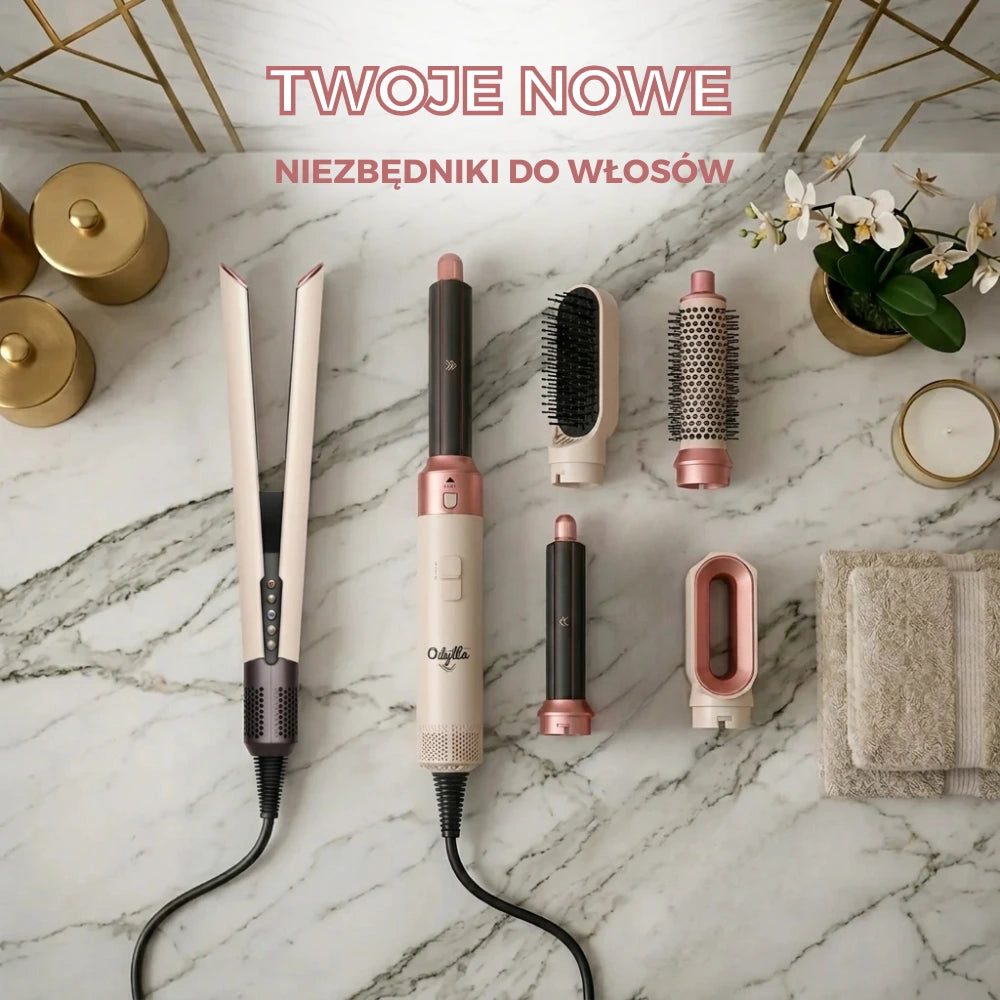 ODYLLA® AIRSTRAIGHT 2 W 1 - PROSTOWNICA SUSZĄCA