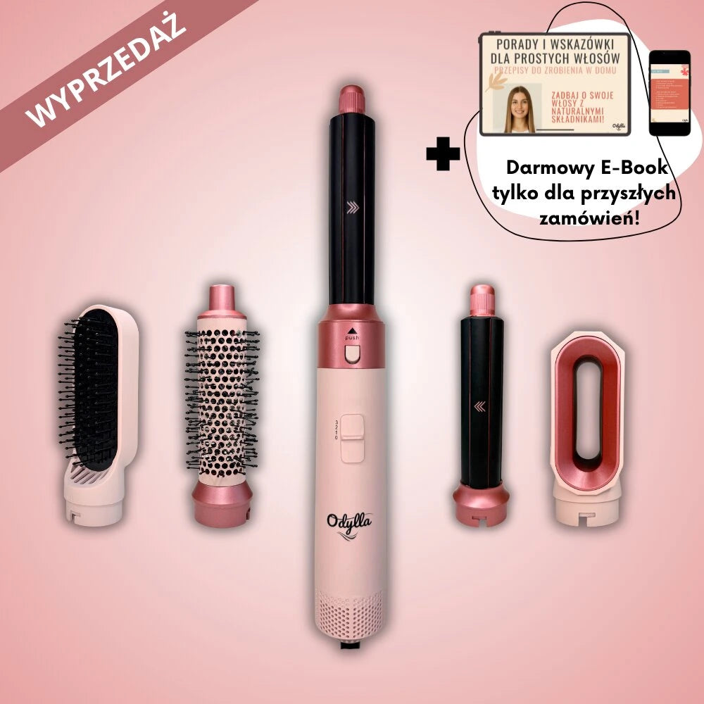ODYLLA® - 5 W 1 STYLIZATOR DO WŁOSÓW + E-BOOK w Prezencie