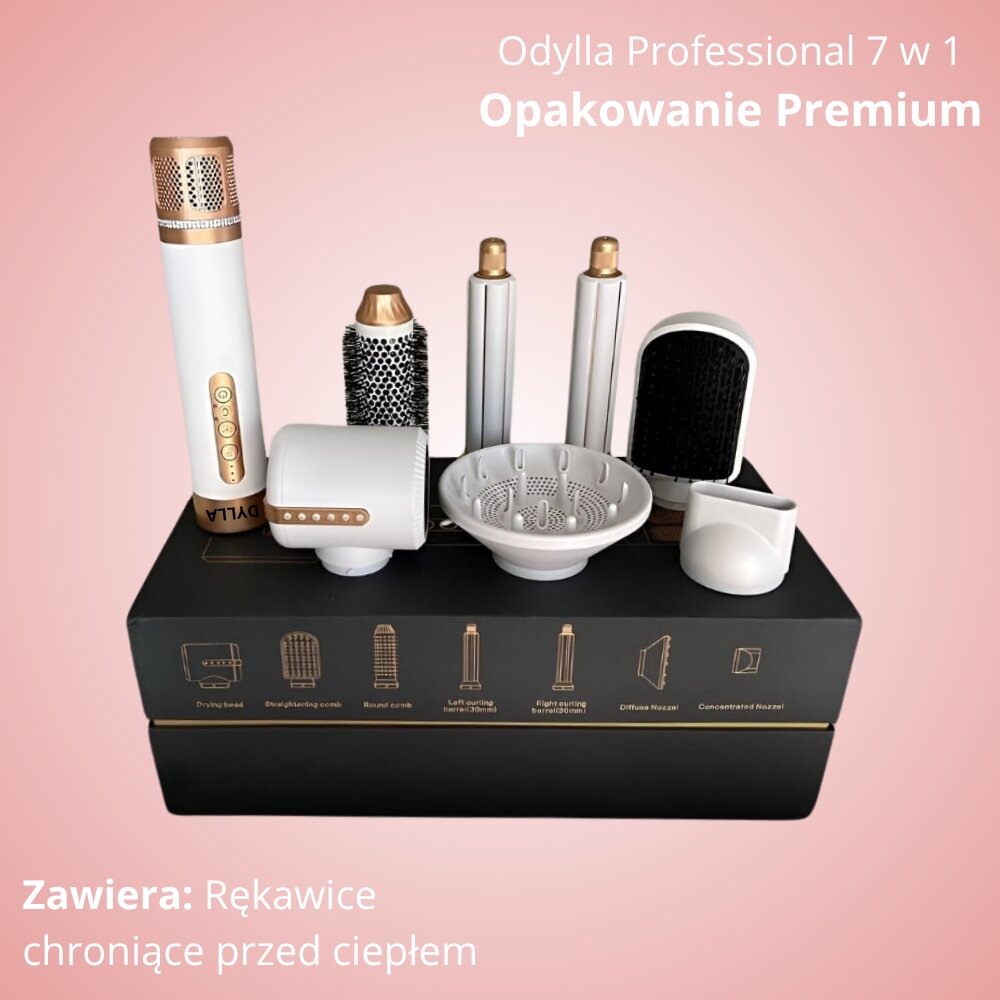 ODYLLA® - 7 W 1 PRO STYLIZATOR DO WŁOSÓW + E-Book w Prezencie
