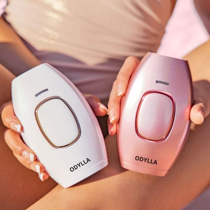 Depilatory IPL ODYLLA w kolorze białym i różowym