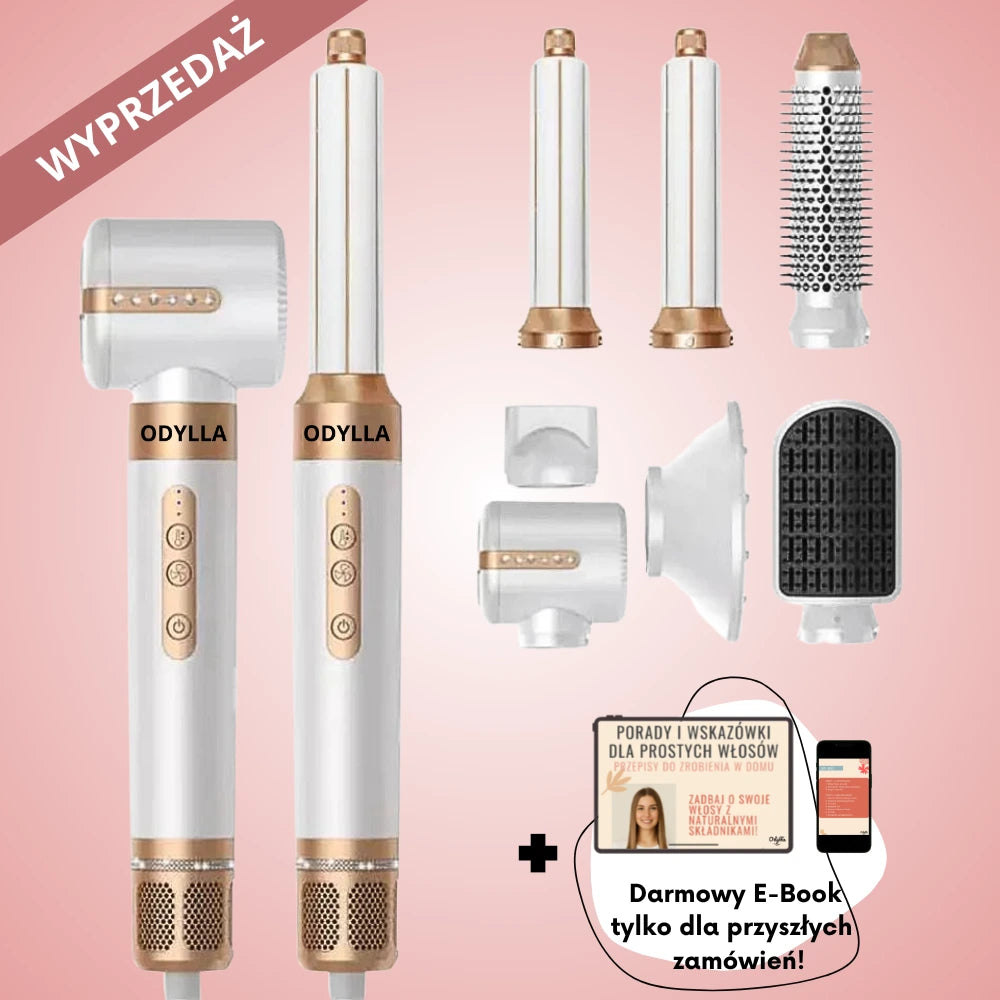 ODYLLA® - 7 W 1 PRO STYLIZATOR DO WŁOSÓW + E-Book w Prezencie