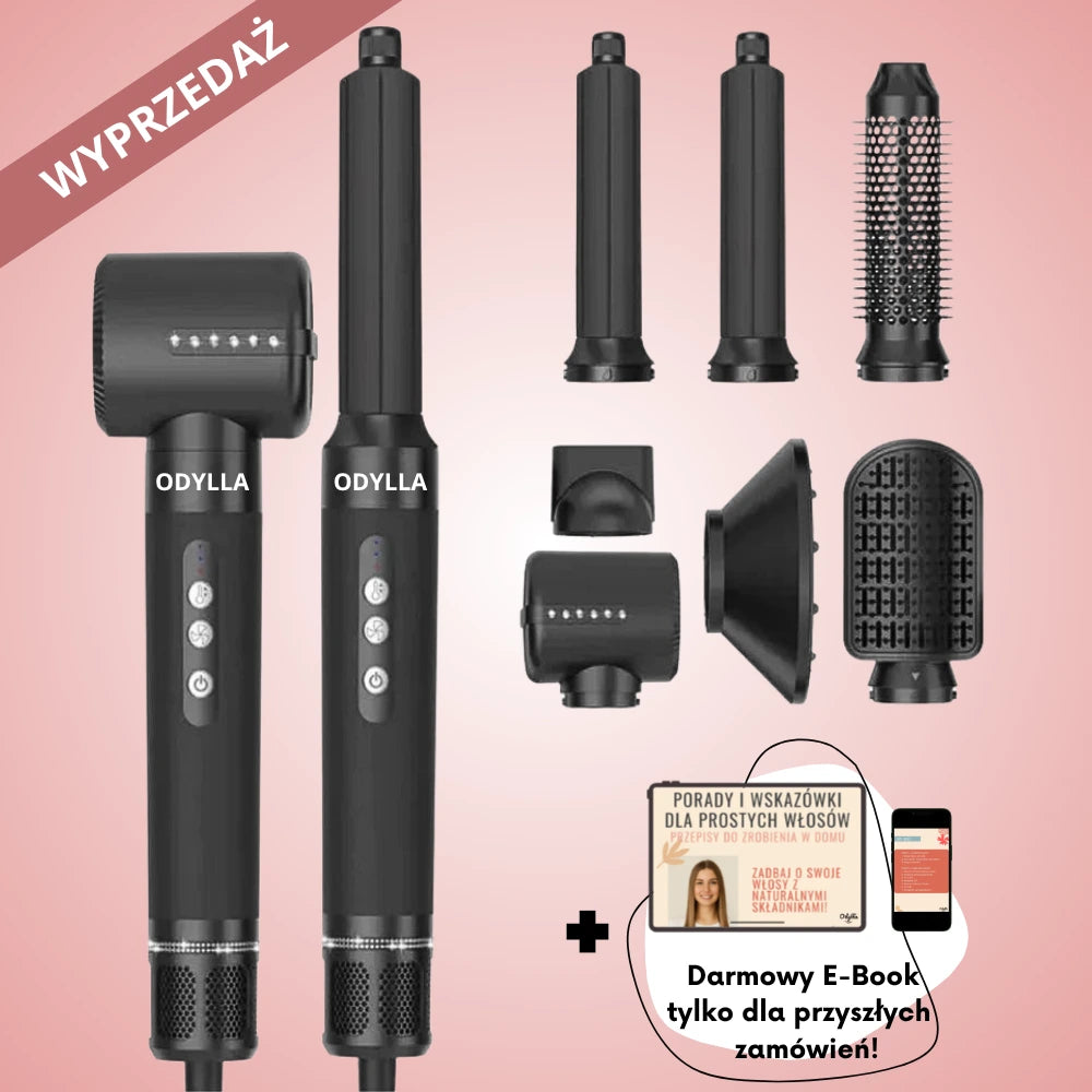 ODYLLA® - 7 W 1 PRO STYLIZATOR DO WŁOSÓW + E-Book w Prezencie