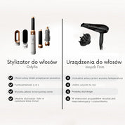 Funkcja 5 W 1 STYLIZATOR DO WŁOSÓW ODYLLA® 