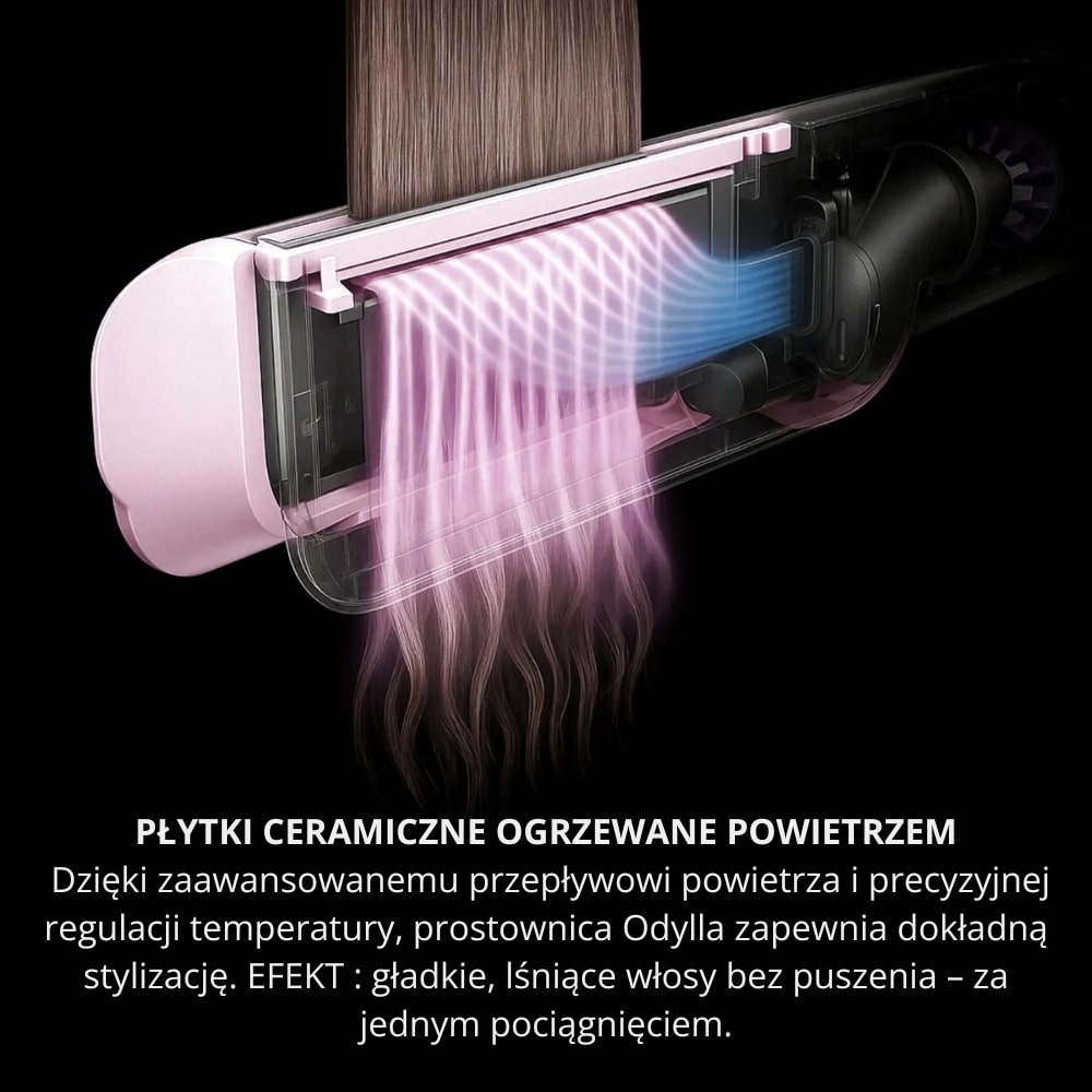 Technologia ukierunkowanego strumienia powietrza ODYLLA AirStraight 2w1