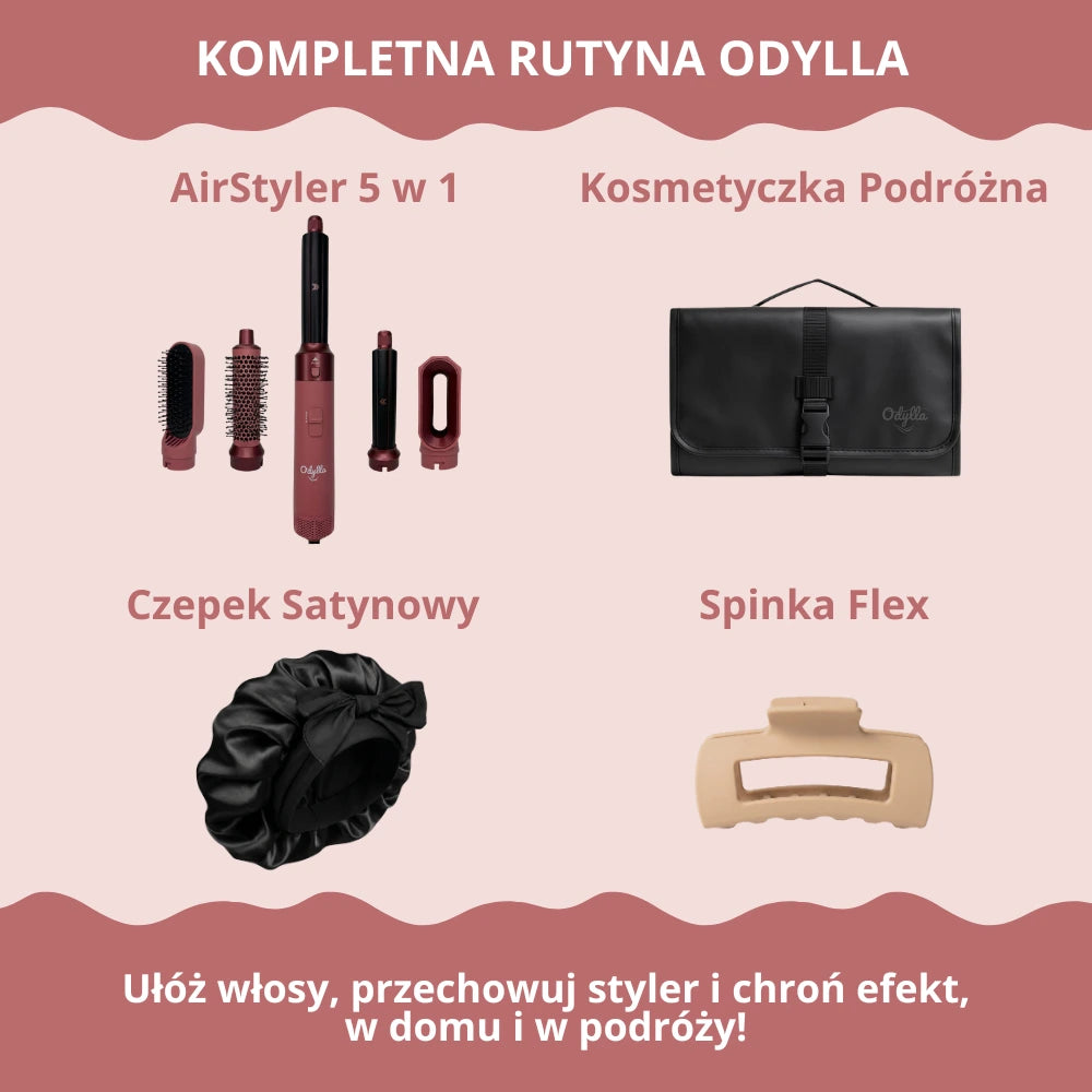 ODYLLA® - 5 W 1 STYLIZATOR DO WŁOSÓW + E-BOOK w Prezencie