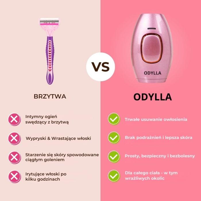 Porównanie depilatora IPL ODYLLA z tradycyjnymi metodami depilacji